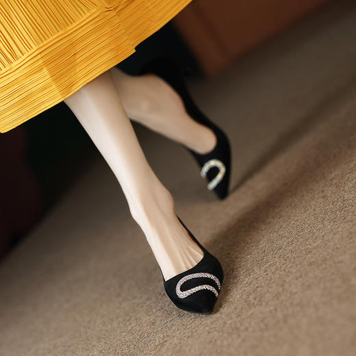 秋季新款，尖头高跟细跟单鞋HCY-3661 商品图7