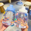 「四款可选！送贴纸」大容量儿童水杯女生颜值ins风大容量塑料吸管随手大肚杯餐饮用具 商品缩略图3