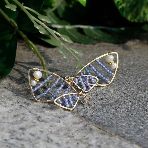 SpoiledBrat Jewelry蝴蝶翅膀不对称耳环 商品图0