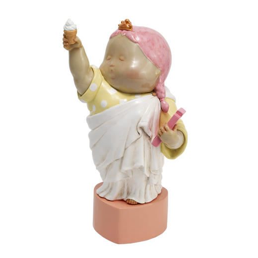 稀奇艺术雕塑瞿广慈《幸运女神》可爱桌面摆件饰品礼品礼物 商品图2