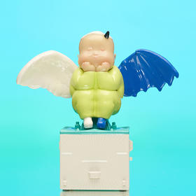 稀奇艺术《双子座》恶魔独角小天使十二星座新居礼品客厅装饰摆件