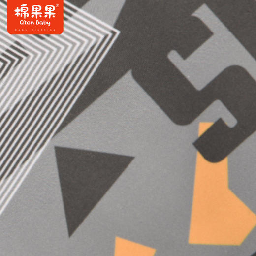 棉果果秋季新品男童撞色拼接大气抗风印花风衣M312100723470 商品图3