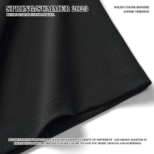 RS男装|2023夏重磅FOG大地色发泡字母印花街头潮牌休闲宽松短袖男 商品图3