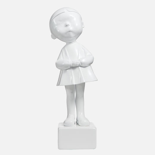 稀奇艺术玻璃钢雕塑摆件向京作品《懂了》小孩摆件精美礼物包装盒 商品图2