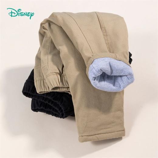 【商场同款】迪士尼童装女宝宝休闲长裤秋冬装时尚儿童保暖加绒裤子宽松长裤213DK0225 商品图5