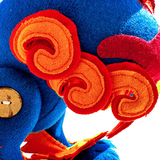 深山集市·卓凡林手工潮玩艺术品一经典雪狮布偶 商品图1