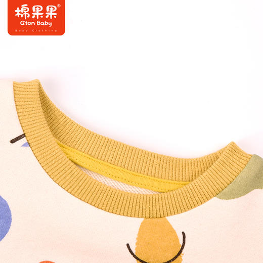 棉果果秋季新品男童圆领满印卡通印花洋气满印卫衣绒衫M312180223467 商品图1