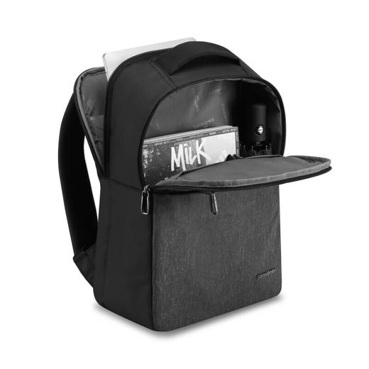 新秀丽（Samsonite）男士大容量电脑包旅行包休闲背包【灰黑色】 TR1*08106 商品图3