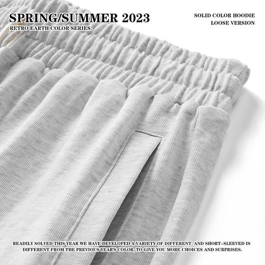 RS男装|2023夏季310g重磅纯棉纯色背心复古美式潮牌休闲短裤套装 商品图2