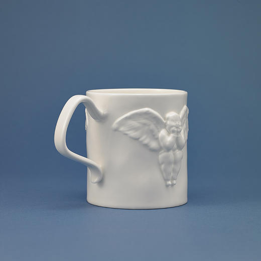 稀奇艺术纳米釉红茶艺术情侣骨瓷一杯子天使浮雕杯精美 商品图1