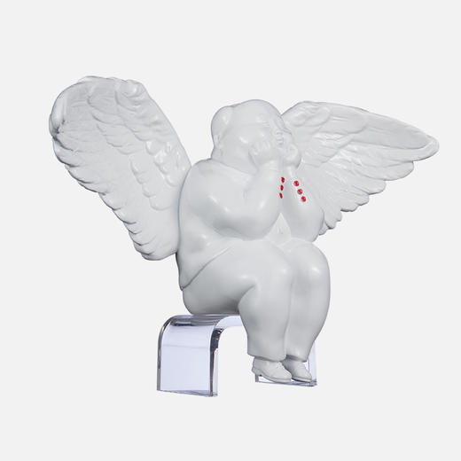 稀奇艺术雕塑摆件瞿广慈作品《双喜天使》限量999件配礼物包装盒 商品图1
