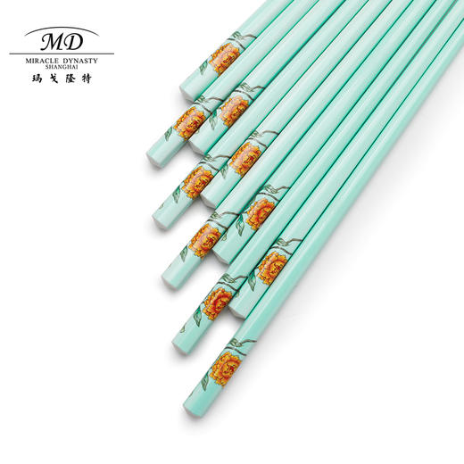 【玛戈隆特】玉堂富贵8双装家用陶瓷筷子家用高档耐高温 商品图4