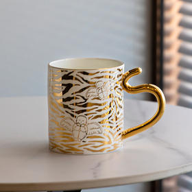 稀奇艺术2022新品虎纹《添翼》骨瓷杯轻奢高颜值礼盒新年限量款