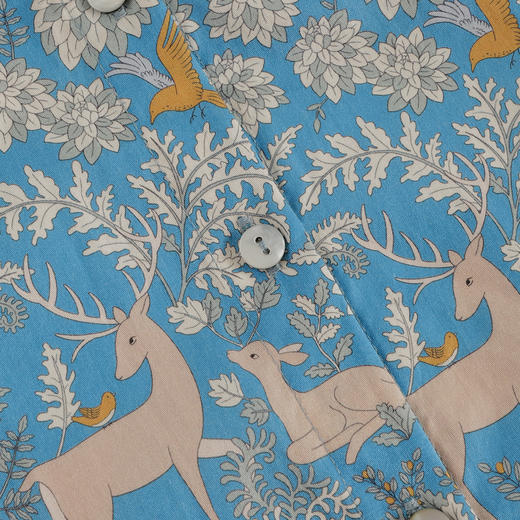 【马克珍妮 芦芙】秋装新款 女童林中小鹿纯棉衬衫 231529 商品图3