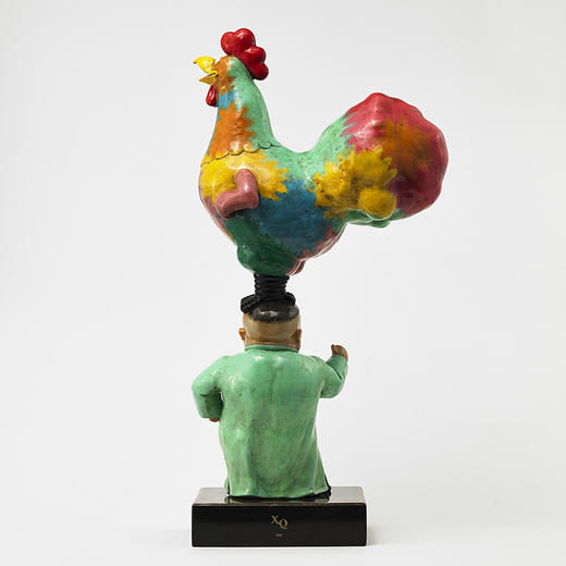 稀奇艺术雕塑摆件瞿广慈作品《老子属鸡》桌面居家饰品 商品图2