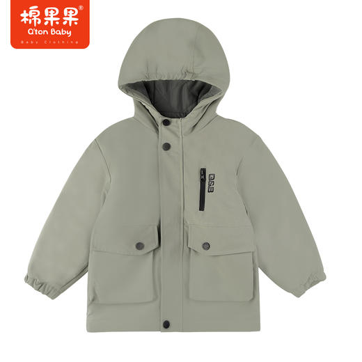 棉果果秋季新品男童保暖夹棉风衣M312100323471 商品图2