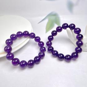 水晶单圈手串-紫晶圆珠