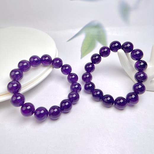 水晶单圈手串-紫晶圆珠 商品图0