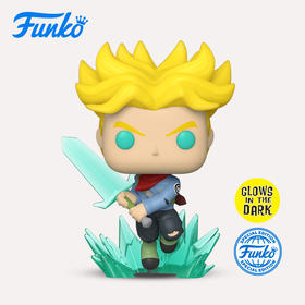Funko POP!  Super Saiyan Trunks 日漫 龙珠超 超级赛亚特兰克斯与剑 夜光限定款公仔手办摆件 60245