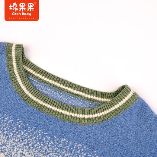 棉果果秋季新品男童渐变色棉线衫线衣毛衣M312160523468 商品图2