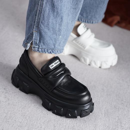 westory2023秋季新款厚底超轻百搭时尚单鞋乐福鞋W23CM73191 商品图5