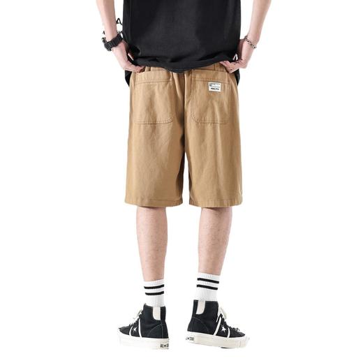 RS男装|日式复古工装男裤山系梭织休闲短裤直筒宽松潮牌男士短裤 商品图4