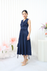 B--千年情话—梁祝绀色排褶无袖连衣裙LZ3S18 商品缩略图2