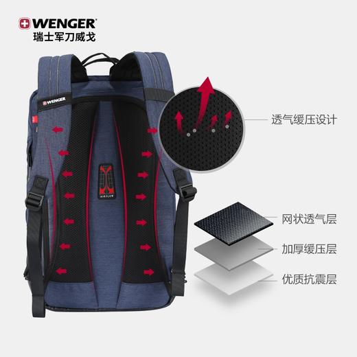 威戈Wenger商务双肩包15.6英寸笔记本电脑大容量防泼水 商品图2