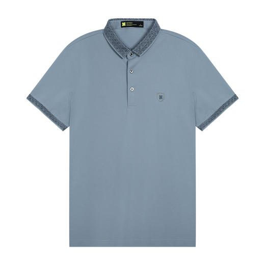 HX 夏季翻领短袖T恤桑蚕丝Y102320319101/02/03POLO杉 商品图7