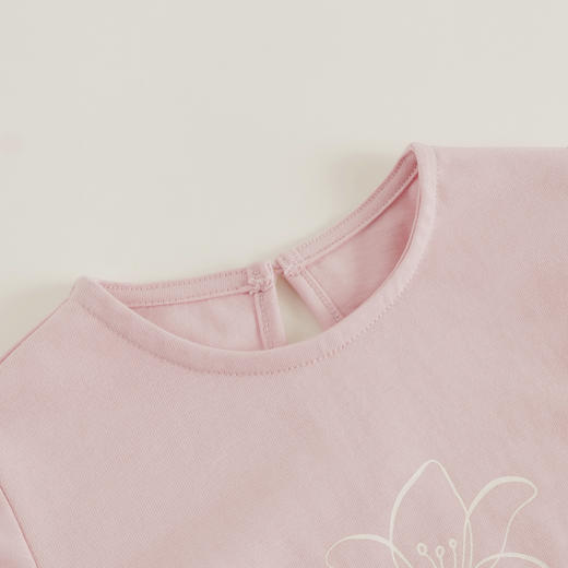 【马克珍妮 芦芙】秋装新款 女童动植物印花纯棉T恤 231698 商品图4