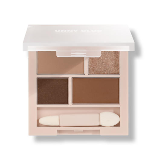 UNNY新款四色眼影盘 珠光哑光亮片大地色眼影 商品图1