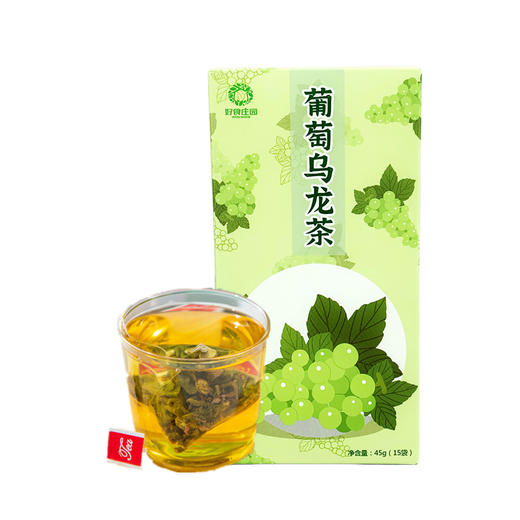 「独立包装！15袋装」葡萄乌龙茶 网红同款奶茶三角包冷泡水果喜茶 蜜白桃乌龙水果茶饮 商品图4