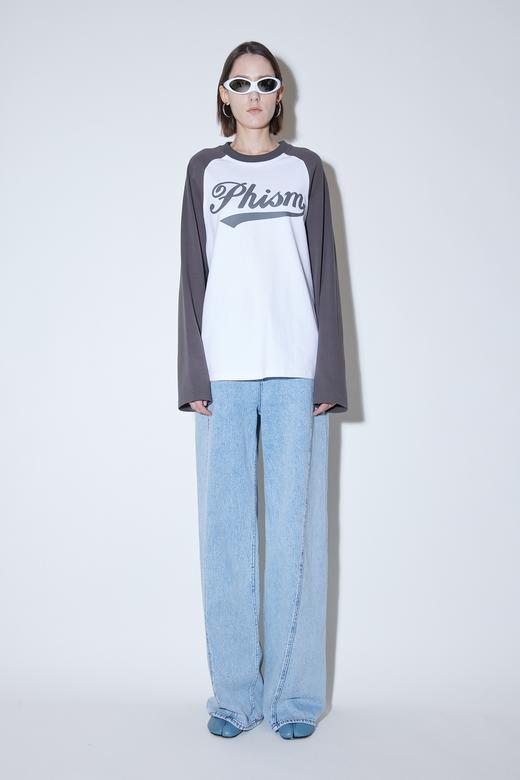 熊猫叉肩长袖T恤 商品图0