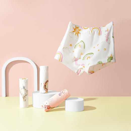 【婴童内裤】EMXEE嫚熙男童平脚内裤（3条装） 商品图1