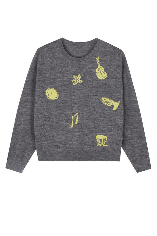 jnby  23年秋款  保暖舒适长袖套头毛衫  1N7313330 商品图0