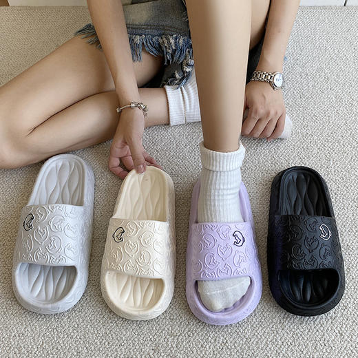夏季必备，舒适防滑！新款家居拖鞋，eva材质，柔软舒适，防滑耐磨，凉爽透气，情侣款式，让你和TA一起享受舒适时光。 商品图0