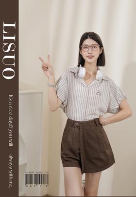 33BS1Q08002#条纹衬衫