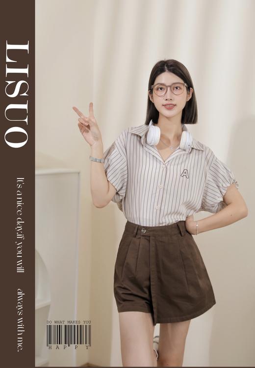 33BS1Q08002#条纹衬衫 商品图0