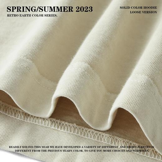 RS男装|280G重磅高街复古水洗做旧短袖t恤男宽松纯棉男士潮牌t恤 商品图3