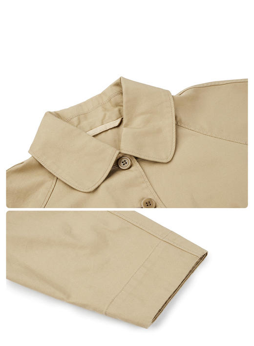 jnby  23年秋款  气质中长款风衣  1N7910390 商品图8