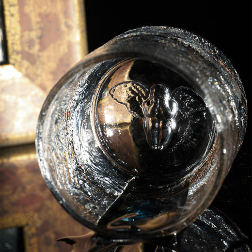 稀奇艺术于昭《融心杯》威士忌冰纹理天使玻璃酒杯子国潮生日礼物 商品图1