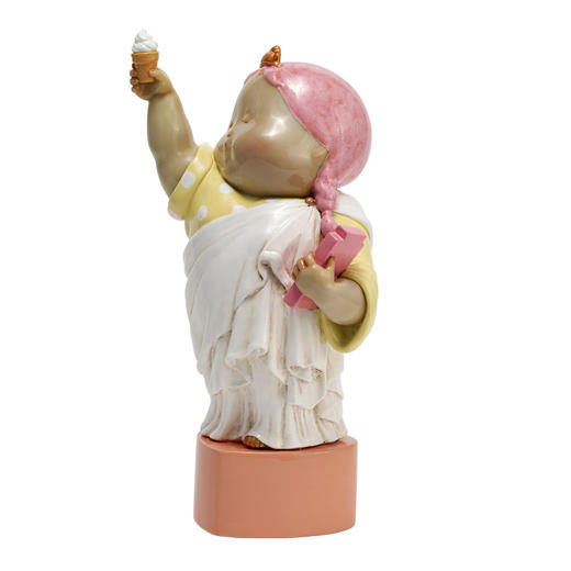 稀奇艺术雕塑瞿广慈《幸运女神》可爱桌面摆件饰品礼品礼物 商品图3