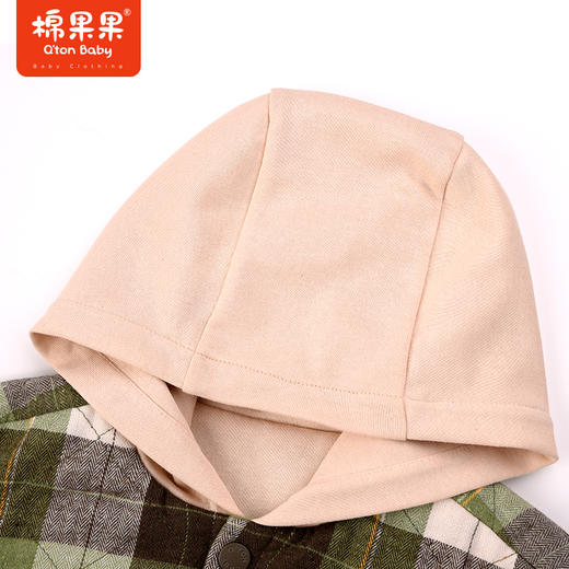 棉果果秋季新品男童帅气绗棉格子外套M312100723474 商品图3