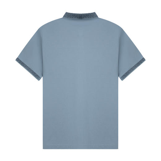 HX 夏季翻领短袖T恤桑蚕丝Y102320319101/02/03POLO杉 商品图8