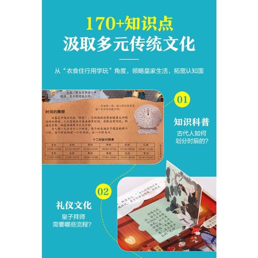 乐乐趣揭秘翻翻书揭秘华夏第三辑揭秘故宫的yi tian 商品图2