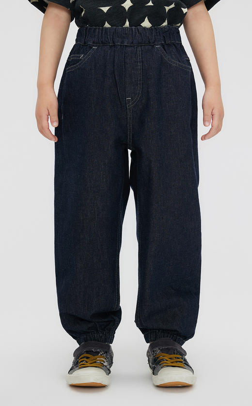 jnby  23年秋款  束脚宽松牛仔长裤 1N7G12730 商品图5