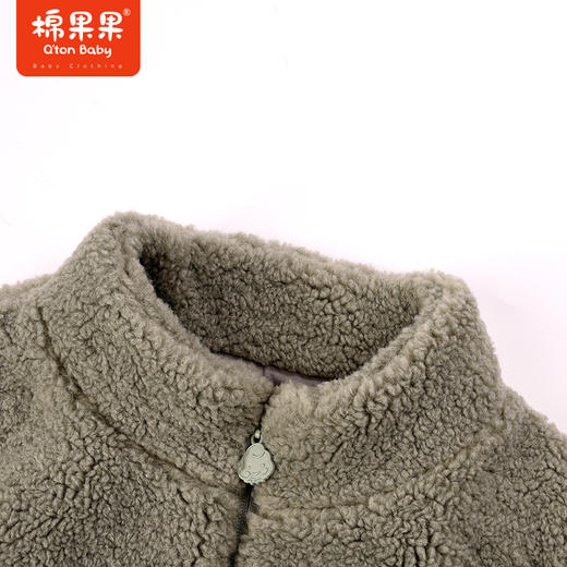 棉果果秋季新品男童羊羔绒马夹M312171423469 商品图1