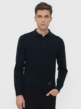 callisto深绿色全绵羊毛针织毛衣 FRKNW008C