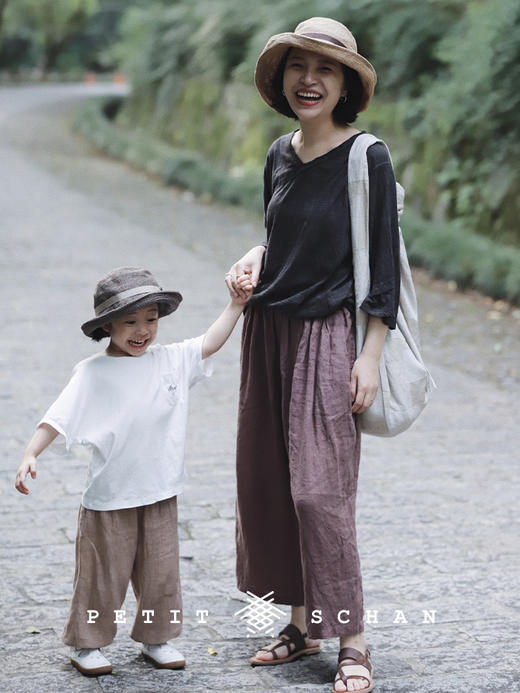 【经典款】PETIT SCHAN小闪 #026 Natural wave++ 浪花儿  进口高端亚麻编织渔夫帽女可折叠便携户外海边防晒遮太阳防紫外线草编帽子 商品图2