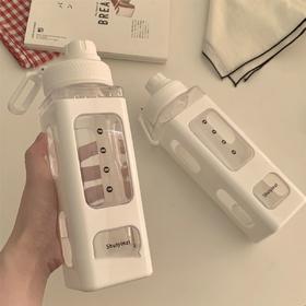 「小红书同款」水杯女生颜值大容量塑料吸管杯夏季便携式运动水壶餐饮用具